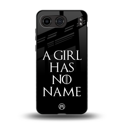 arya stark back phone cover | glass case for oneplus nord 4