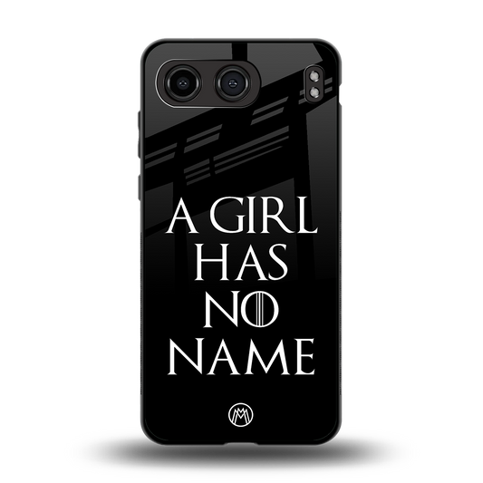 arya stark back phone cover | glass case for oneplus nord 4