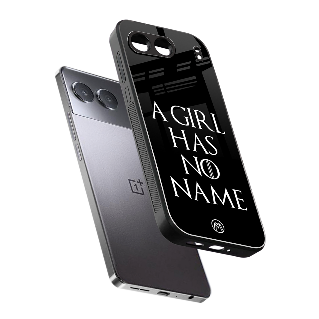 arya stark back phone cover | glass case for oneplus nord 4
