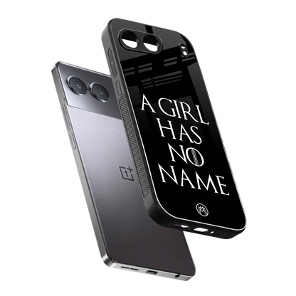 arya stark back phone cover | glass case for oneplus nord 4