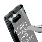 arya stark back phone cover | glass case for oneplus nord 4