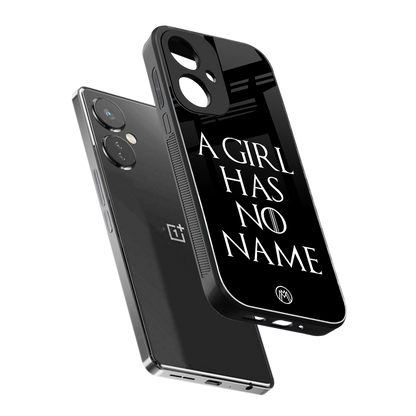 arya stark back phone cover | glass case for oneplus nord ce 3