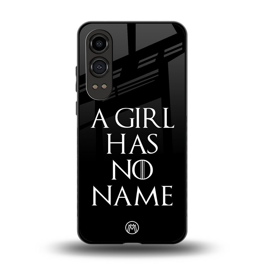 arya stark back phone cover | glass case for oneplus nord ce 4 lite