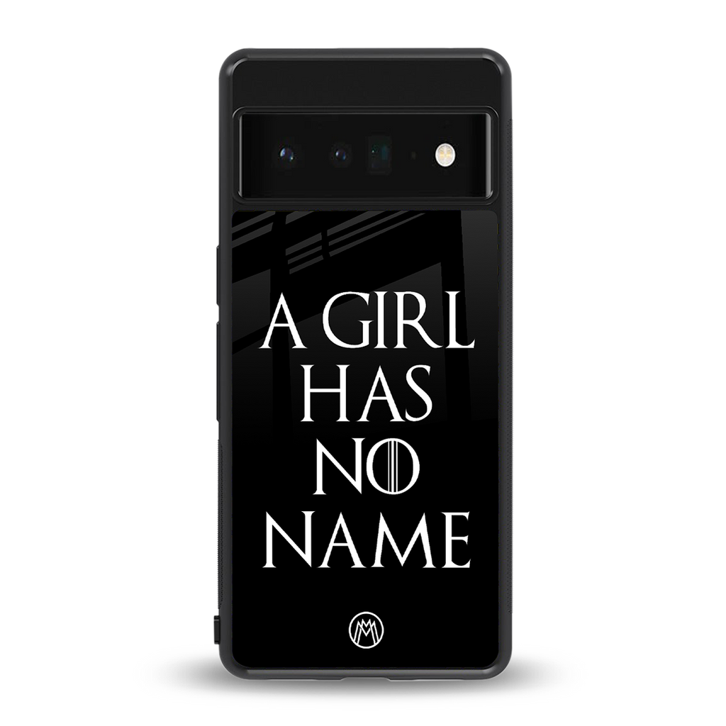 arya stark back phone cover | glass case for google pixel 6 pro