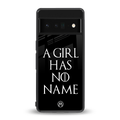 arya stark back phone cover | glass case for google pixel 6 pro