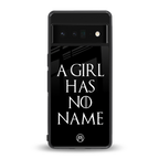 arya stark back phone cover | glass case for google pixel 6 pro