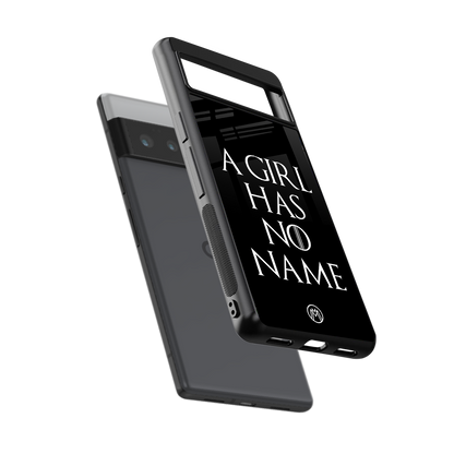 arya stark back phone cover | glass case for google pixel 6 pro