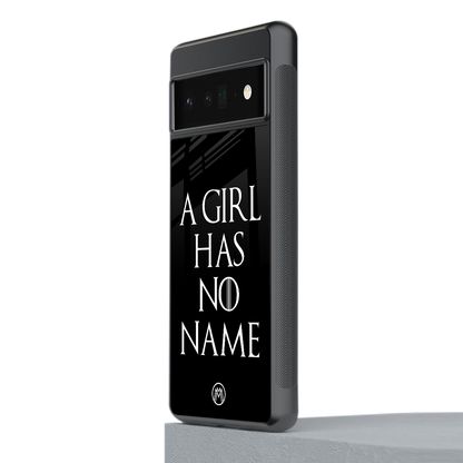 arya stark back phone cover | glass case for google pixel 6 pro