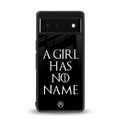 arya stark back phone cover | glass case for google pixel 6