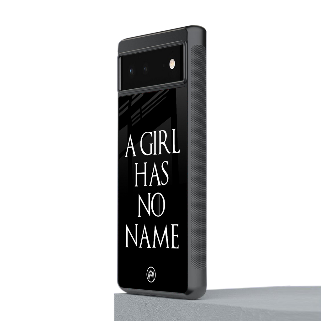 arya stark back phone cover | glass case for google pixel 6