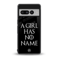 arya stark back phone cover | glass case for google pixel 7 pro
