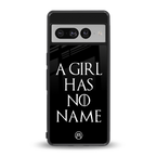 arya stark back phone cover | glass case for google pixel 7 pro