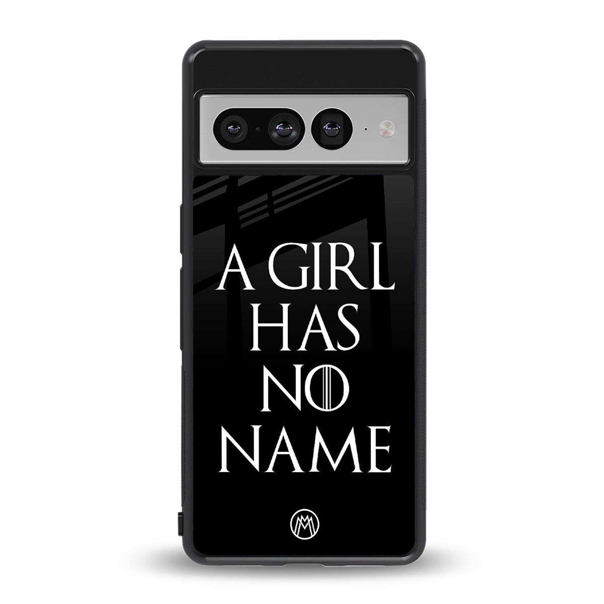arya stark back phone cover | glass case for google pixel 7 pro