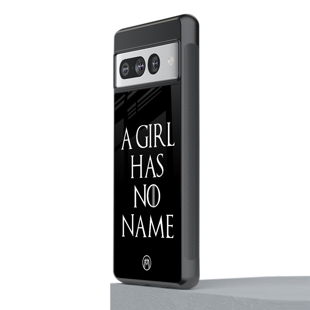 arya stark back phone cover | glass case for google pixel 7 pro