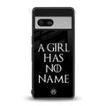 arya stark back phone cover | glass case for Google Pixel 7