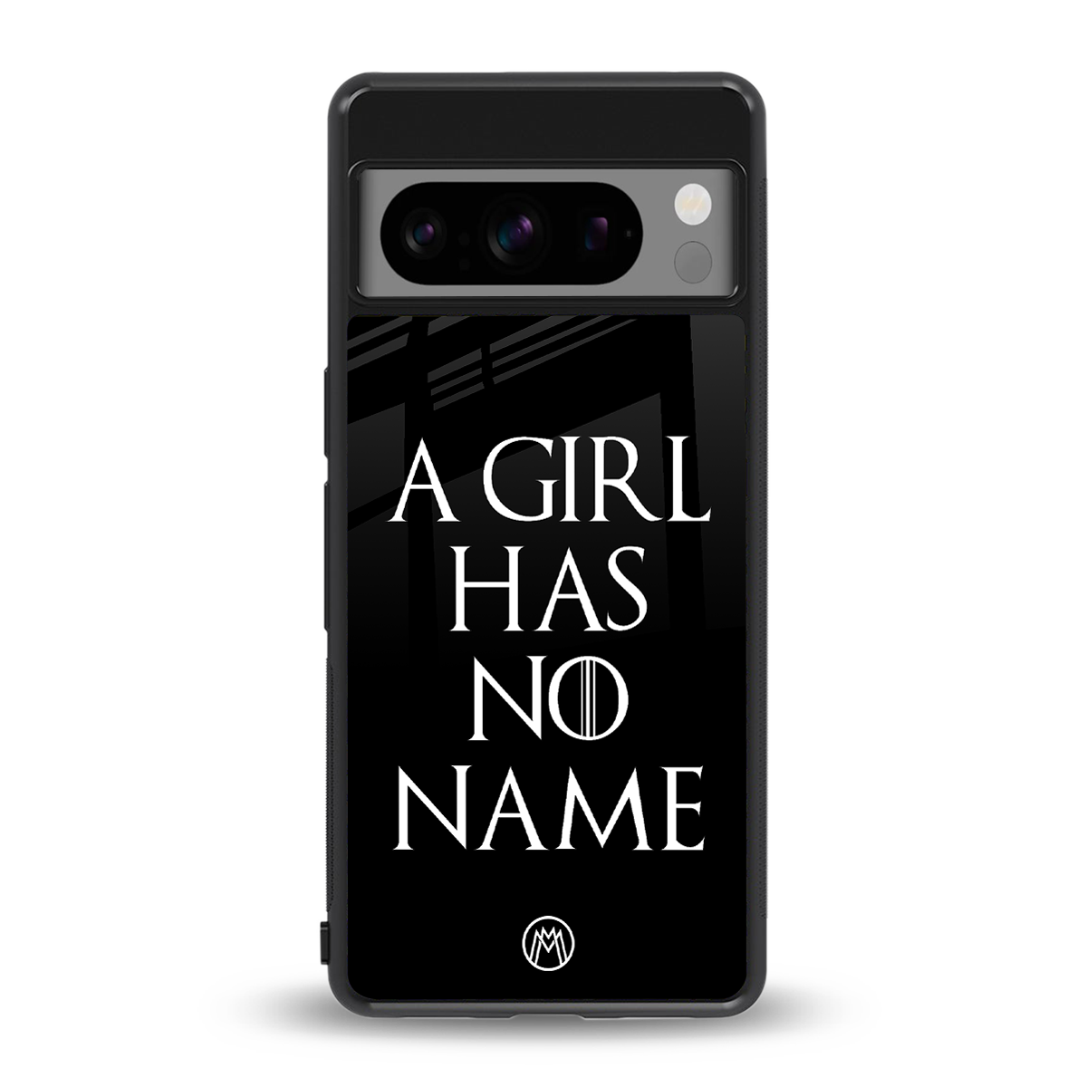 arya stark back phone cover | glass case for google pixel 8 pro