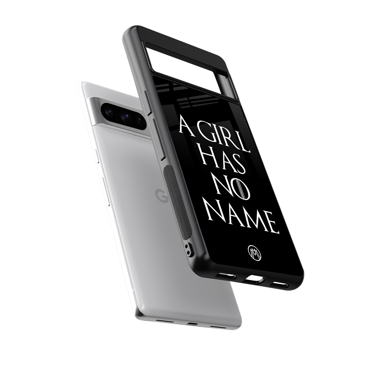 arya stark back phone cover | glass case for google pixel 8 pro