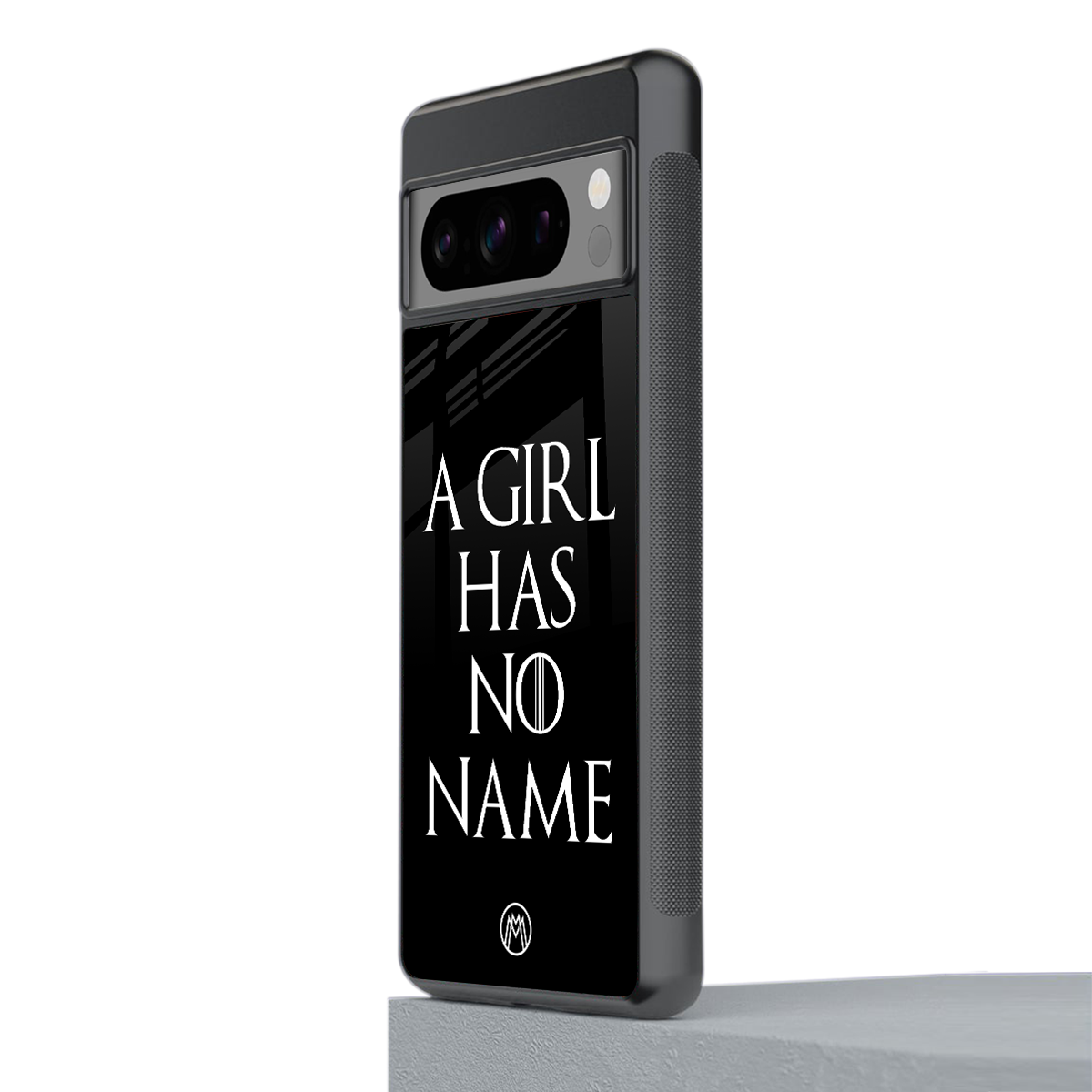 arya stark back phone cover | glass case for google pixel 8 pro