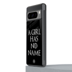 arya stark back phone cover | glass case for google pixel 8 pro