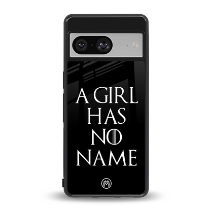 arya stark back phone cover | glass case for Google Pixel 8