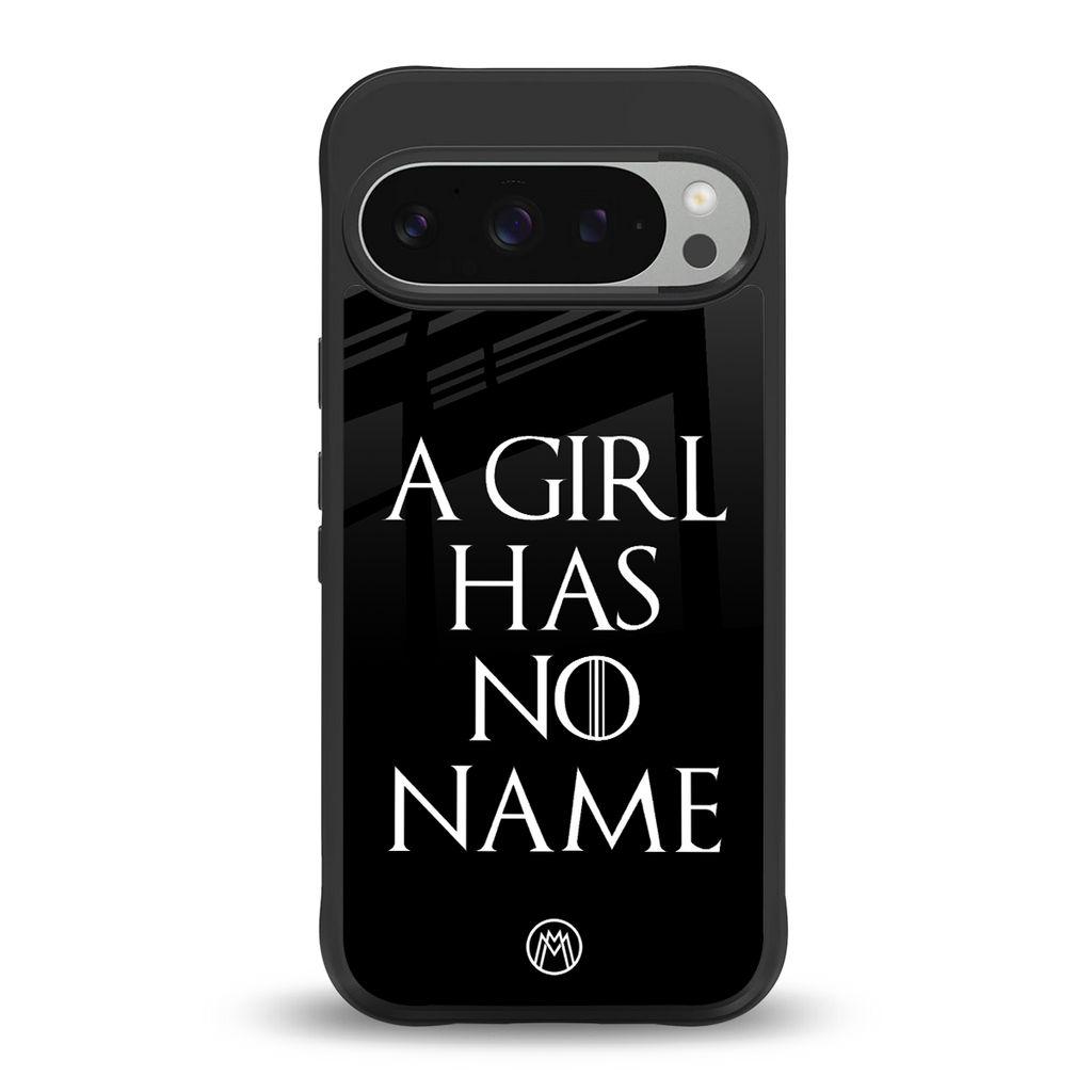 arya stark back phone cover | glass case for google pixel 9 pro