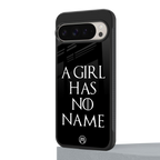arya stark back phone cover | glass case for google pixel 9 pro