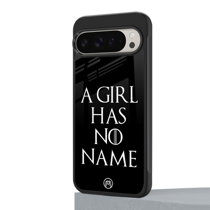 arya stark back phone cover | glass case for google pixel 9 pro xl