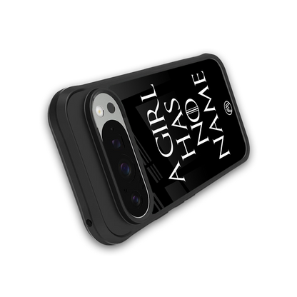 arya stark back phone cover | glass case for google pixel 9 pro xl