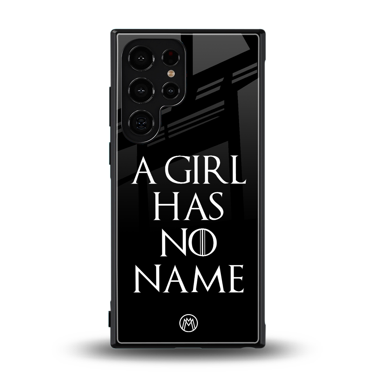 arya stark back phone cover | glass case for samsung galaxy s24 ultra