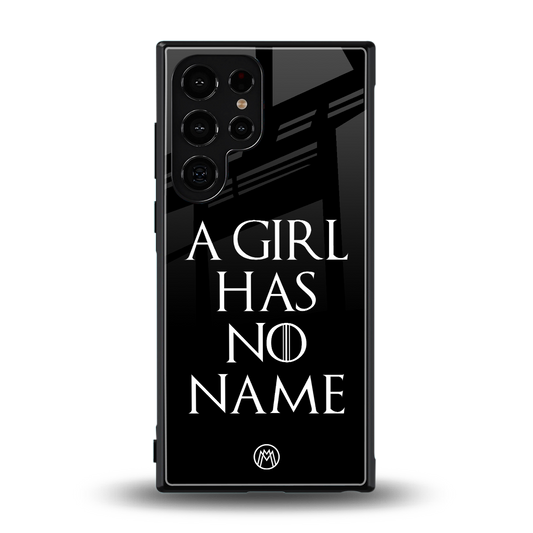 arya stark back phone cover | glass case for samsung galaxy s24 ultra