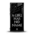 arya stark back phone cover | glass case for samsung galaxy s23 ultra