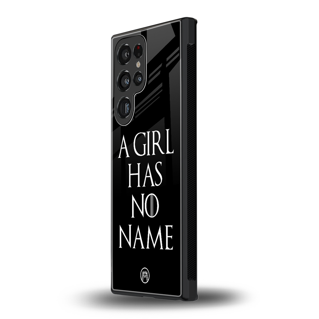 arya stark back phone cover | glass case for samsung galaxy s23 ultra