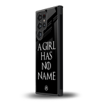 arya stark back phone cover | glass case for samsung galaxy s23 ultra