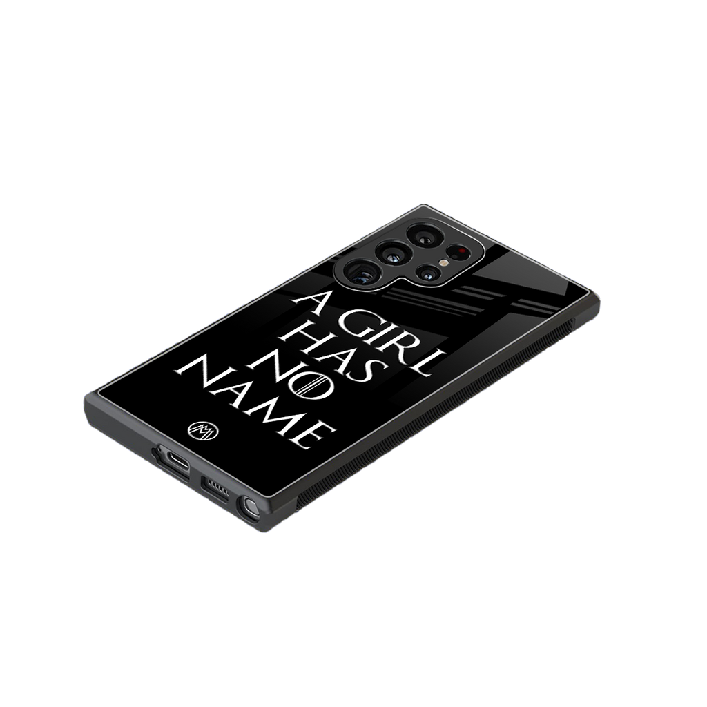 arya stark back phone cover | glass case for samsung galaxy s23 ultra