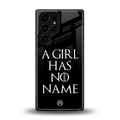 arya stark back phone cover | glass case for samsung galaxy s25 ultra