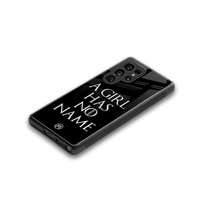 arya stark back phone cover | glass case for samsung galaxy s25 ultra