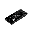 arya stark back phone cover | glass case for samsung galaxy s24