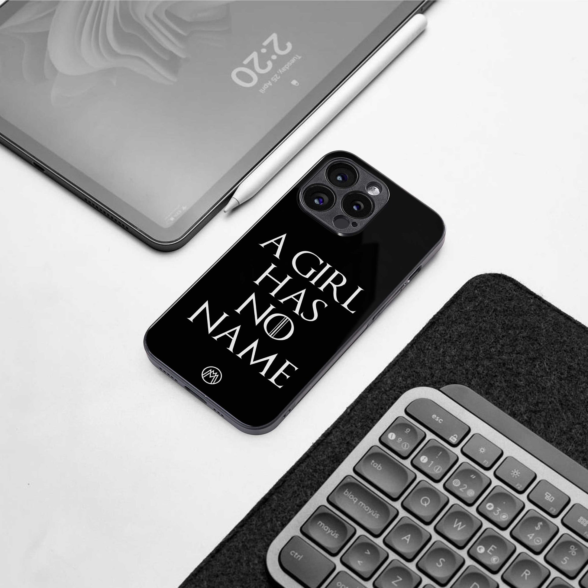 arya stark back phone cover | glass case for samsung galaxy s24 ultra