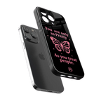as pretty as you treat people back phone cover | glass case for iphone 16 pro max