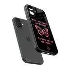 as pretty as you treat people back phone cover | glass case for iphone 16