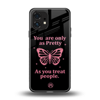 as pretty as you treat people back phone cover | glass case for nothing phone 1