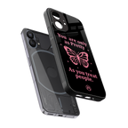 as pretty as you treat people back phone cover | glass case for nothing phone 1