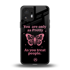 as pretty as you treat people back phone cover | glass case for nothing phone 2