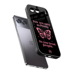 as pretty as you treat people back phone cover | glass case for oneplus nord 4