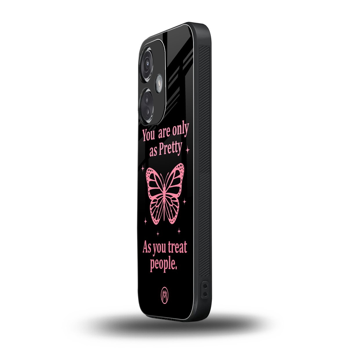 as pretty as you treat people back phone cover | glass case for oneplus nord ce 3