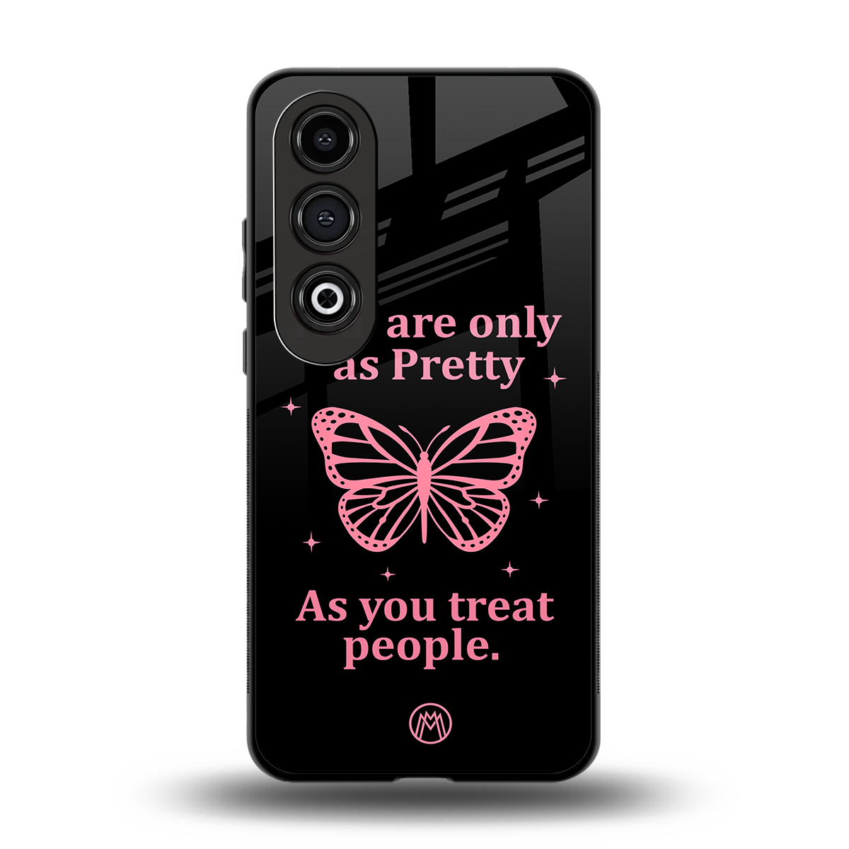 as pretty as you treat people back phone cover | glass case for oneplus nord ce 4