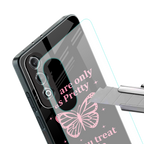 as pretty as you treat people back phone cover | glass case for oneplus nord ce 4