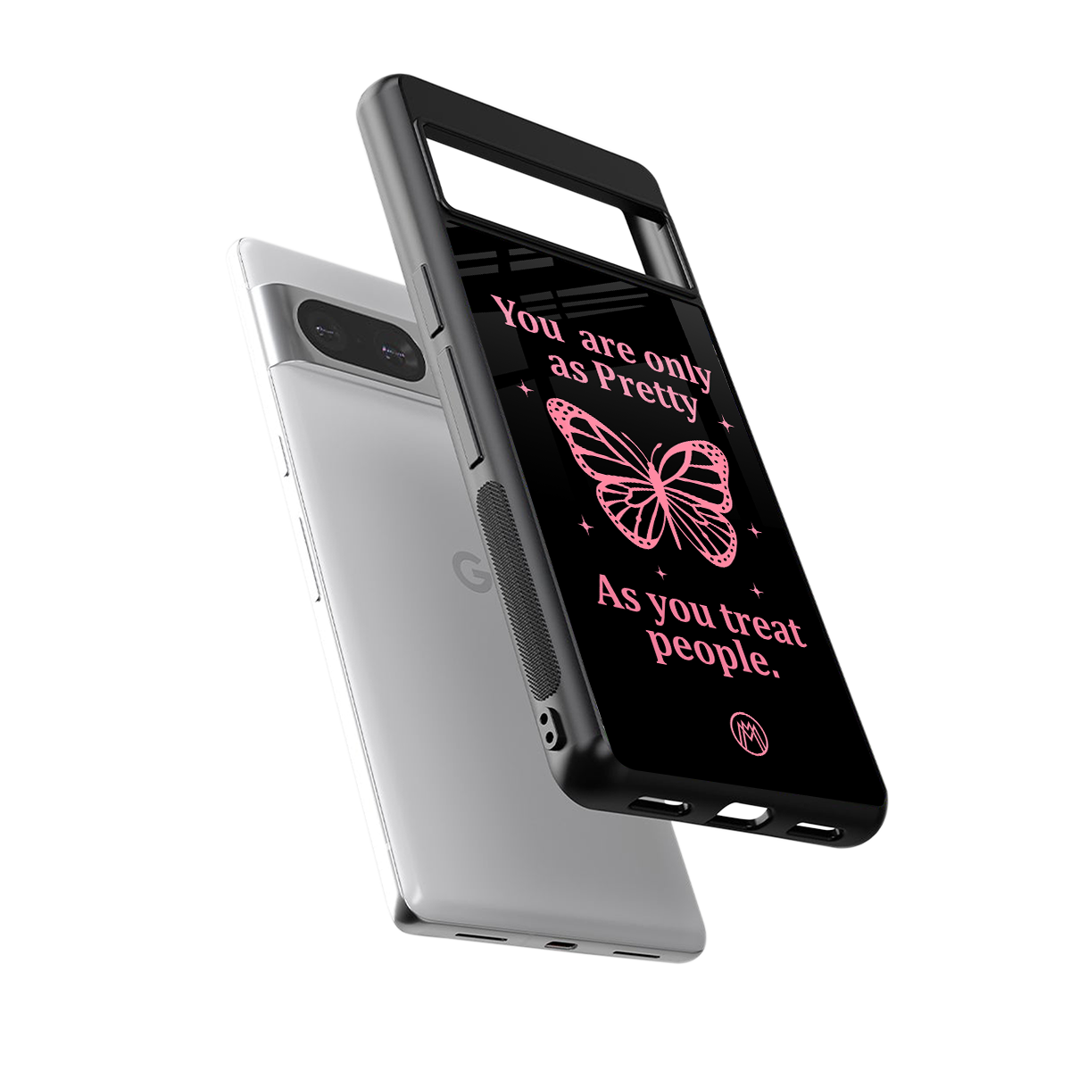 as pretty as you treat people back phone cover | glass case for Google Pixel 8