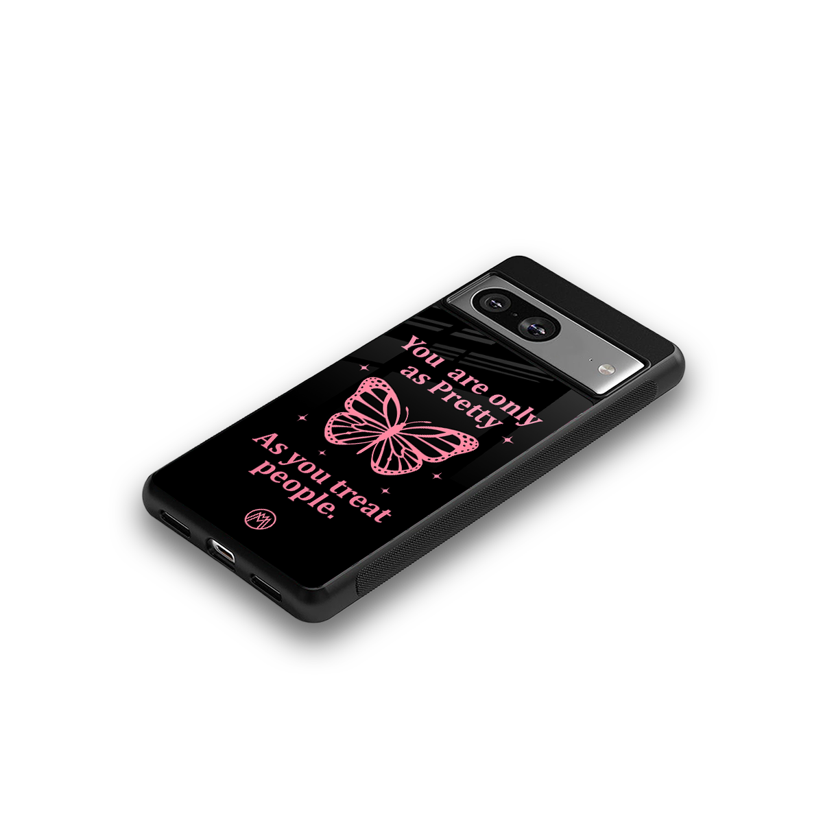 as pretty as you treat people back phone cover | glass case for Google Pixel 8