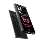 as pretty as you treat people back phone cover | glass case for samsung galaxy s25 ultra